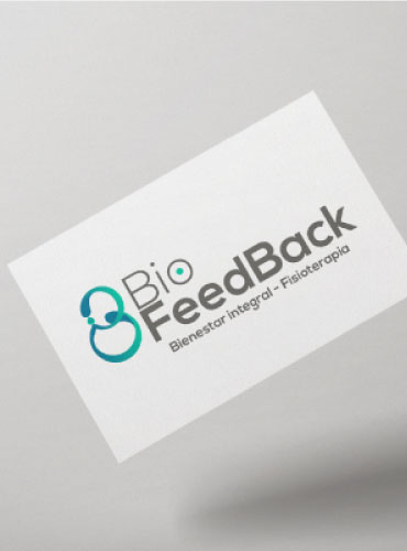 Logo BioFeedback diseñado por Mirada Estratégica - Identidad corporativa profesional
